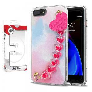 Heart Chain Bracelet Case-Cotton Candy-For iPhone 6/7/8 Plus