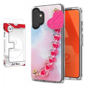 Heart Chain Bracelet Case-Cotton Candy-For Samsung A32/23 5G