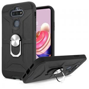 Dynamic Magnetic Ring Holder Stand  Case with Black for LG Aristo 5
