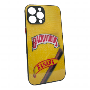 For iPhone 12 PRO MAX Designer Case-Backwoods Banana