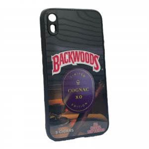 For iPhone XR Designer Case-Backwoods Cognac XO