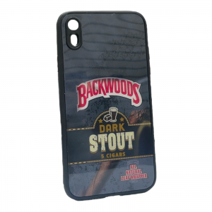 For iPhone XR Designer Case-Backwoods Dark Stout
