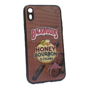 For iPhone XR Designer Case-Backwoods Honey Bourbon