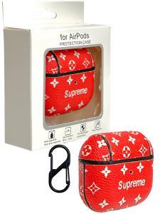 Designer Print Red Supreme for Apple AirPods 3