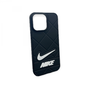 For iPhone 13 3D Designer Case-Black Nike