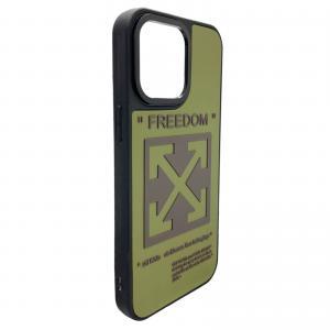 3D Designer Case for iPhone 14 promax OFF WHITE FREEDOM