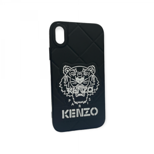 For iPhone xr 3D Designer Case-Black Kenzo