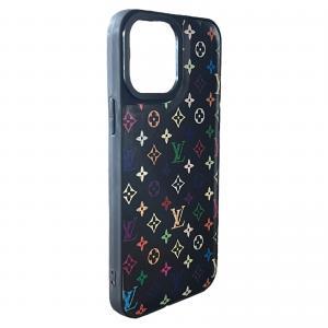 For iPhone 13 Pro Max Fashion Designer Case-LV Rainbow