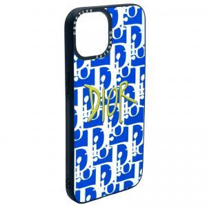 For iPhone 14 Mirror Fashion Designer Case-Dior