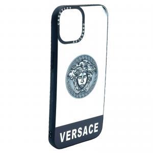 For iPhone 14 Mirror Fashion Designer Case-Versace