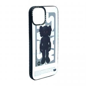 For iPhone 14 ProMax Mirror Fashion Designer Case-Star Wars KAWS