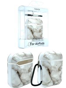 Fashion Case White Marble for AirPod 1/2
