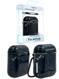 Fashion Case Black Marble for AirPod 1/2