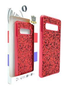 Solid Glitter Quicksand Red for Samsung S10