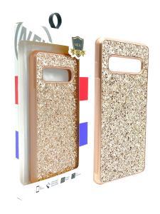 Solid Glitter Quicksand Gold for Samsung S10 Plus