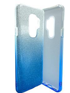 2in1 Gliter Case Blue For Samsung S9 Plus