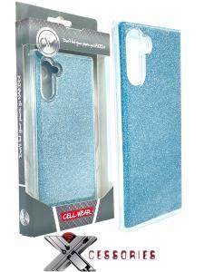 2in1 Gliter Case For Samsung Note 10 Blue