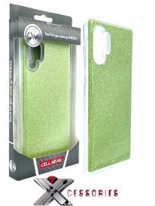 2in1 Gliter Case For Samsung Note 10 Plus Green