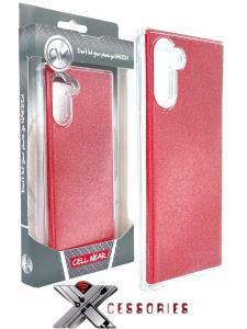 2in1 Gliter Case For Samsung Note 10 Red