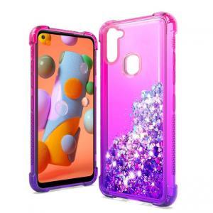 Quick Sand Glitter Case Sam A11 Pink/Purple