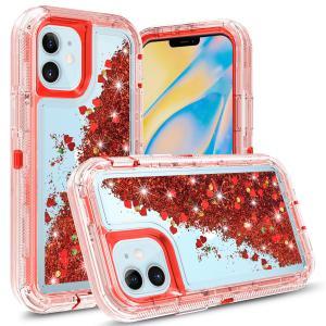 Quicksand Defender Case for  IPhone 12 Mini Red