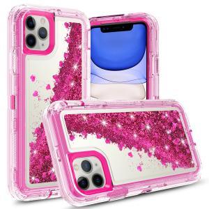 Quicksand Defender Case for IPhone 13 Hot Pink