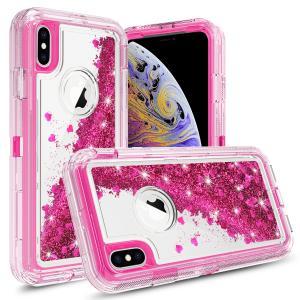 Quicksand Defender Case for IPhone X/Xs Hot Pink
