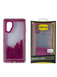 Quicksand Defender Case Hot Pink for Samsung Note 10