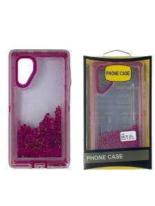 Quicksand Defender Case Hot Pink for Samsung Note 10 Plus