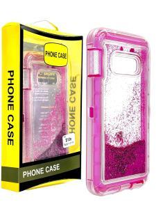 Quicksand Defender Case Hot Pink for Samsung S10 E