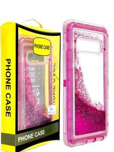 Quicksand Defender Case Hot Pink for Samsung S10 Plus