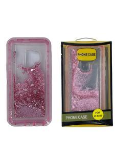 Quicksand Defender Case Pink for Samsung S9 Plus