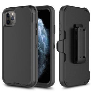 Shockproof Defender Case with Holster for IPhone 11 Pro Max Black