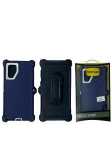 Shockproof Defender Case with Holster for Samsung Note 10 -Blue