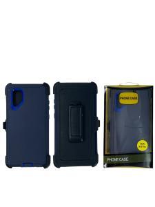 Shockproof Defender Case with Holster for Samsung Note 10 Plus -Blue