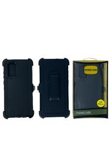 Shockproof Defender Case with Holster for Samsung Note 20 -Black
