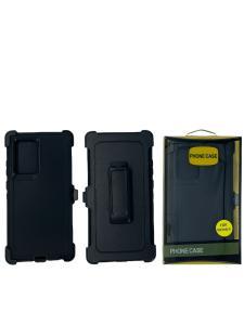 Shockproof Defender Case with Holster for Samsung Note 20 Ultra -Black