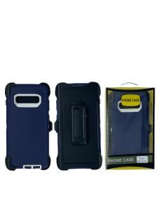 Shockproof Defender Case with Holster for Samsung S10 Plus -Blue