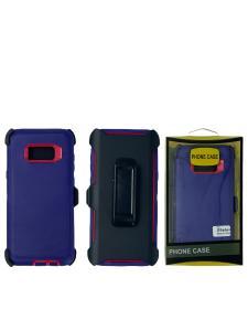 Shockproof Defender Case with Holster for Samsung S8 Plus -Purple