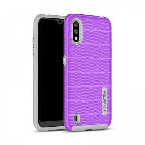 Shockproof Hybrid Case for Samsung A01 -Purple