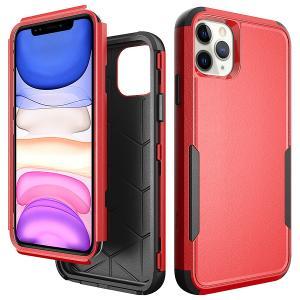 3 Piece Shock Proof Commander Series Case for IPhone 11 PRO MAX -Red