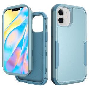 3 Piece Shock Proof Commander Series Case for IPhone 12/12 PRO 6.1 -Blue