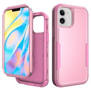 3 Piece Shock Proof Commander Series Case for IPhone 12 MINI 5.4 -Pink