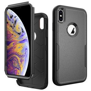 3 Piece Shock Proof Commander Series Case for IPhone XS MAX -Black