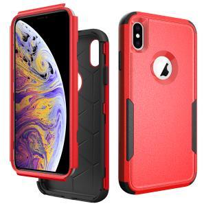 3 Piece Shock Proof Commander Series Case for IPhone XS MAX -Red