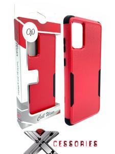 3 Piece Shock Proof Commander Series Case for Galaxy S20 Plus -Red