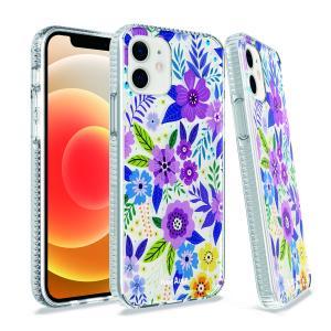 For iPhone 13 Pro Trendy Fashion Design Hybrid Case Cover - Colorful Flower
