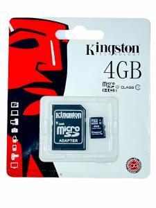 Kingston 4GB Micro SD Memory Card Class 10