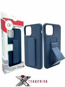 Shock Proof Kickstand Case for iPhone 12 Pro max  6.7 - Navy Blue
