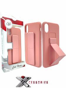 Shock Proof Kickstand Case for iPhone XR - Pink